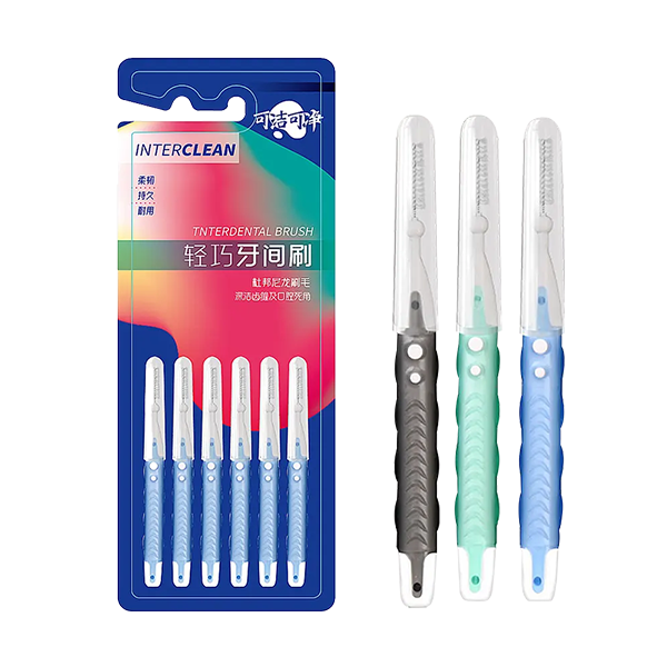 Dupont nylon cerras pincel interdental durável flexível